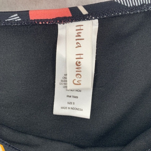 Hula Honey Jungle Boogie 2 Piece Swimsuit‎ High-Neck Halter Tankini Swim Set XS - Picture 10 of 10